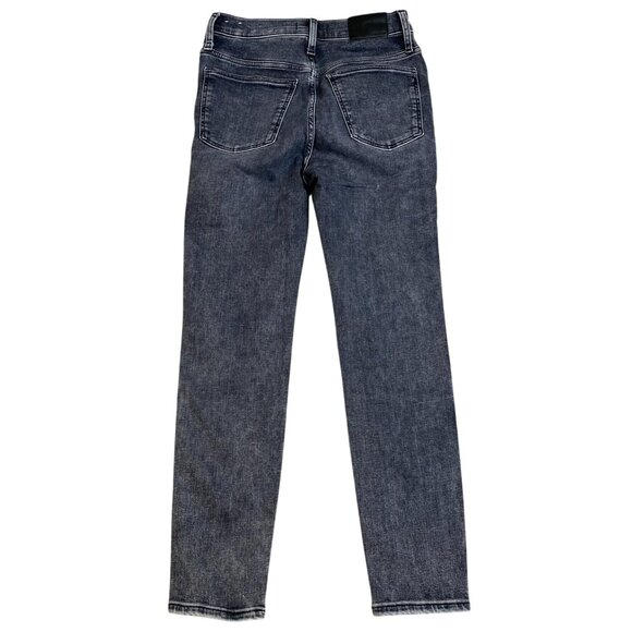 Madewell Woman's Jeans 27 10" High-Rise Skinny Crop Black Denim - Picture 1 of 11